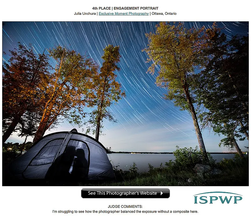 ISPWP Summer 2013 – Engagement Portrait, 4th Place